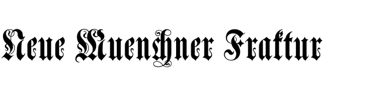 Neue Muenchner Fraktur (RMU)