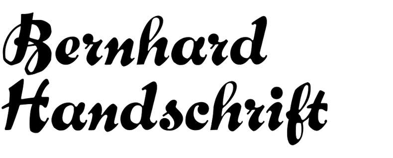 Bernhard Handschrift