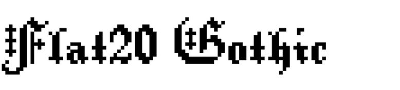 Flat20 Gothic (Dharma Type)