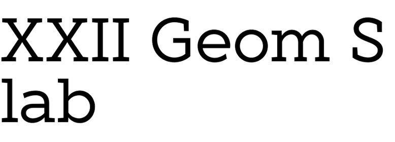 XXII Geom Slab