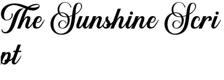 The Sunshine Script