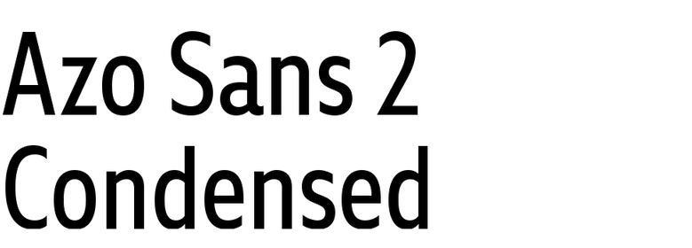 Azo Sans 2 Condensed