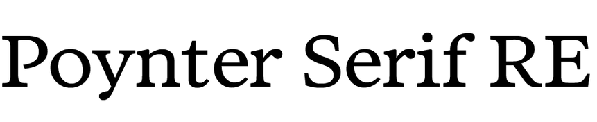 Poynter Serif RE