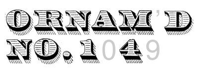 Ornamented No. 1049