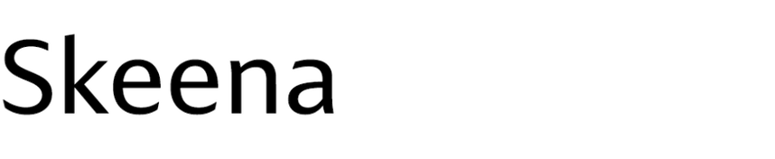 Skeena in use - Fonts In Use