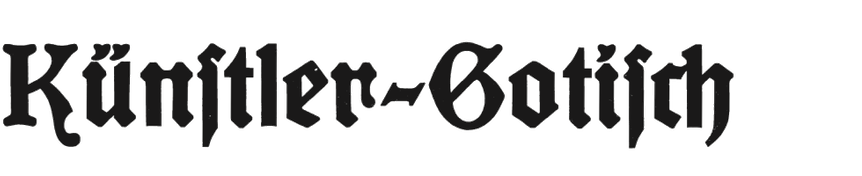 Künstler-Gotisch