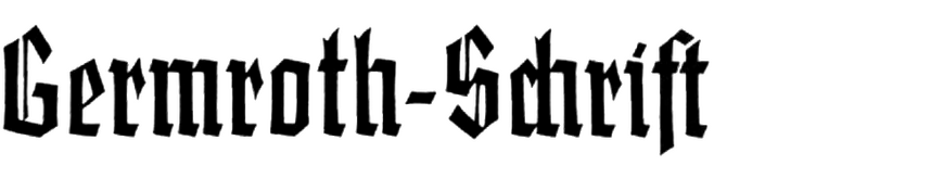 Germroth-Schrift