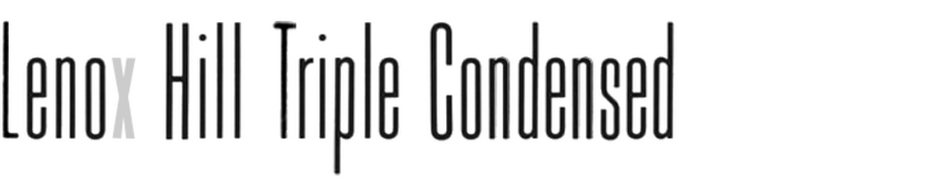Lenox Hill Triple Condensed