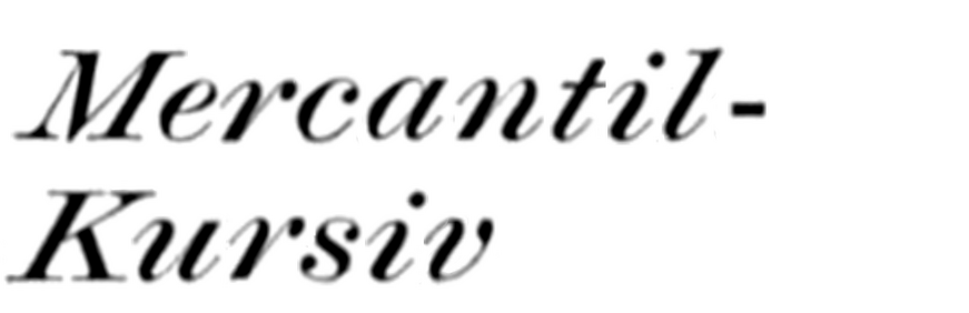Mercantil-Kursiv