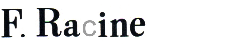 Filmotype Racine