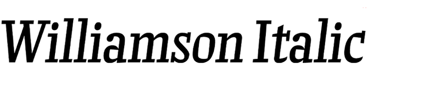 Williamson Italic