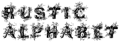 Rustic Alphabet (Ames)