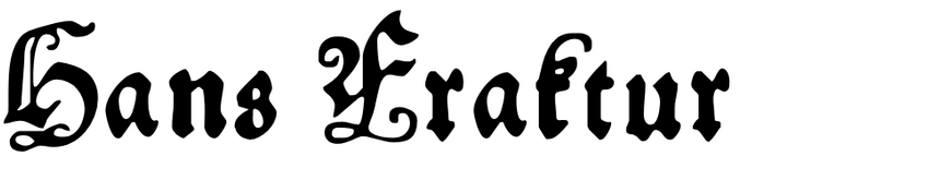 Hans Fraktur