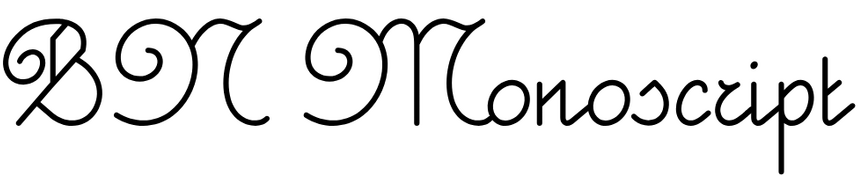BN Monoscript BN Monoscript