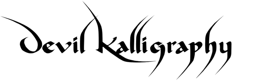 Devil Kalligraphy