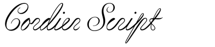 Cordier Script