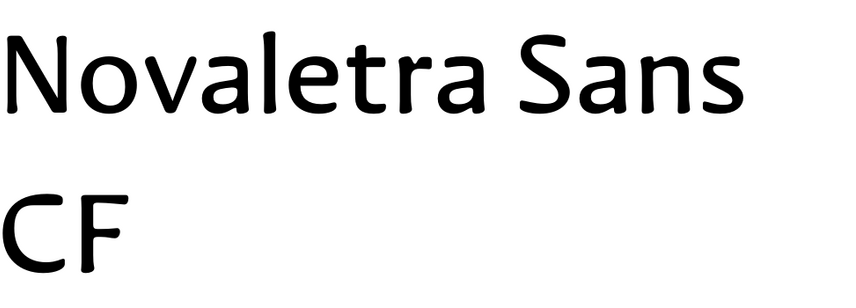 Novaletra Sans CF