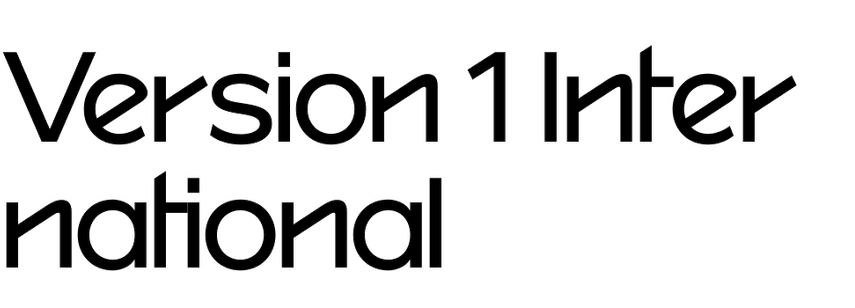 Version 1 International