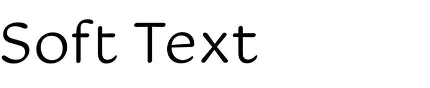 Soft Text