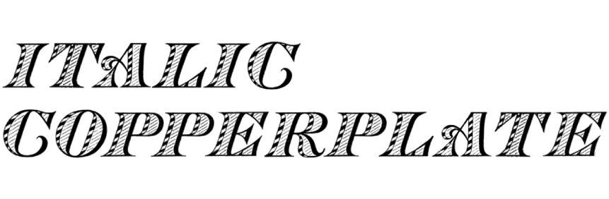 Italic Copperplate