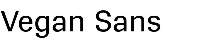 Vegan Sans