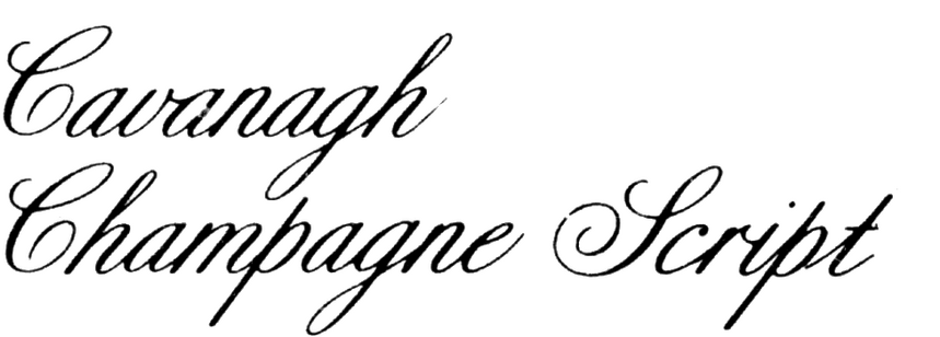 Cavanagh Champagne Script