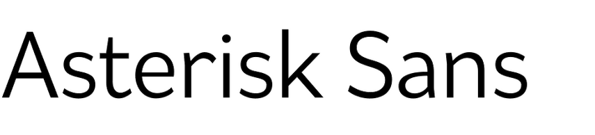 Asterisk Sans