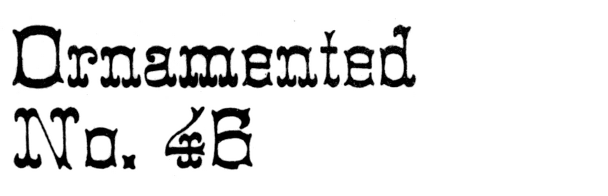 Ornamented No. 46