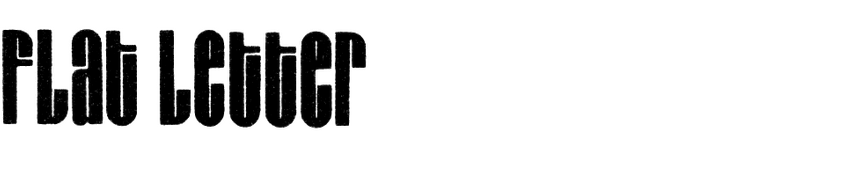 Flat Letter