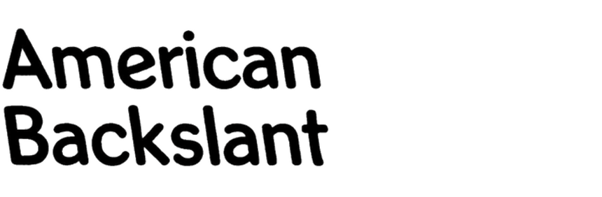 American Backslant