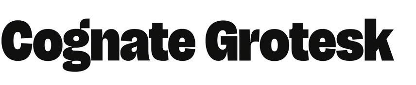 Cognate Grotesk