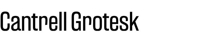 Cantrell Grotesk