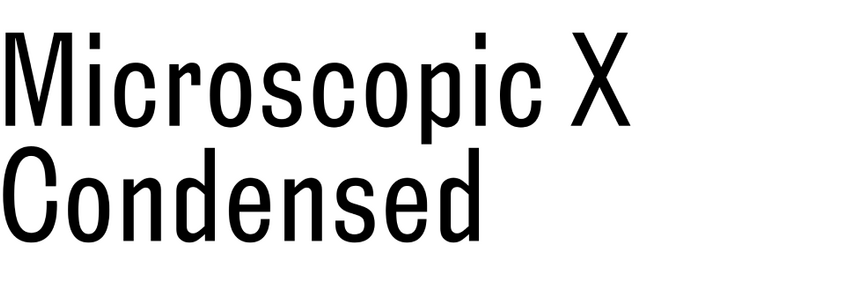 A2 Microscopic X Condensed