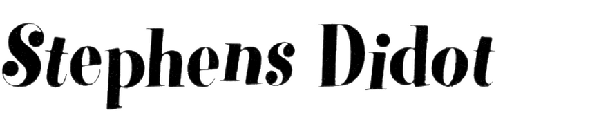 Stephens Didot Stephens Didot
