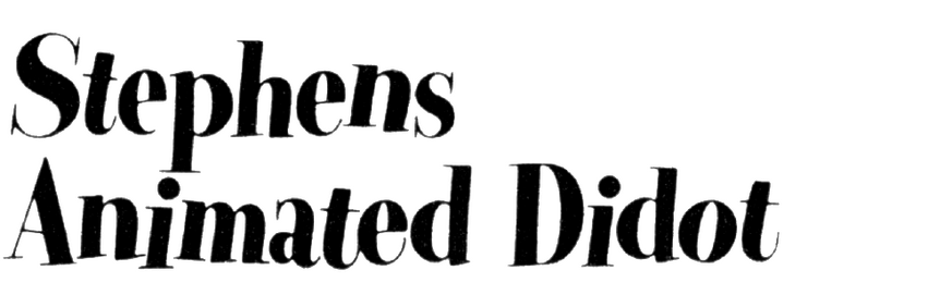 Stephens Animated Didot Stephens Animated Didot