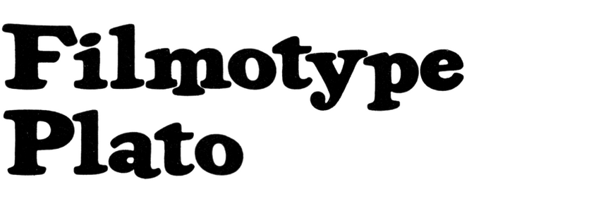 Filmotype Plato