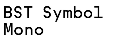BST Symbol Mono