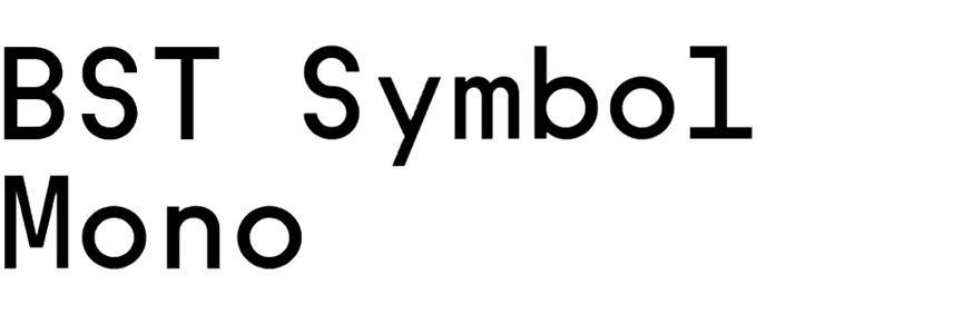 BST Symbol Mono