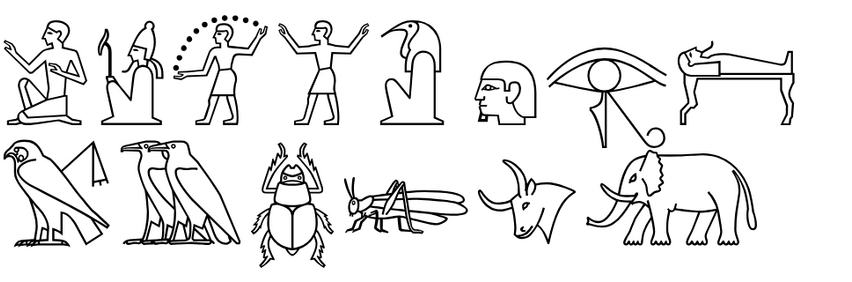 Noto Sans Egyptian Hieroglyphs