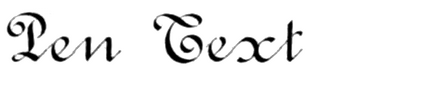 Pen Text Pen Text