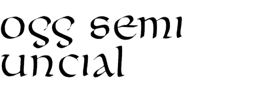 Ogg Semi Uncial Ogg Semi Uncial