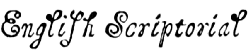 English Scriptorial No. 1
