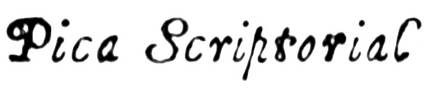 Pica Scriptorial