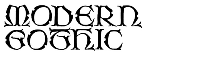 Modern Gothic Capitals