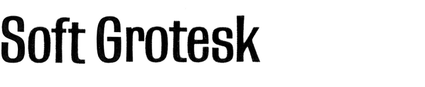 Soft Grotesk (Schaedler)