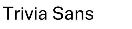 Trivia Sans