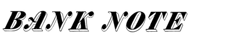 Bank-Note Italic