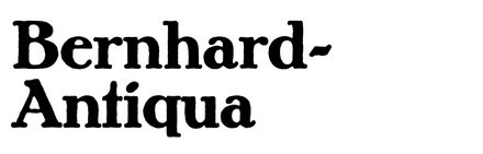Bernhard-Antiqua