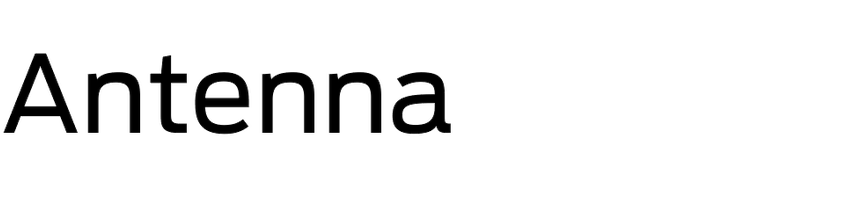 antenna regular font free download