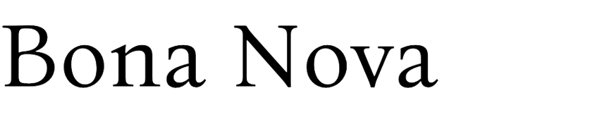 Bona Nova in use - Fonts In Use